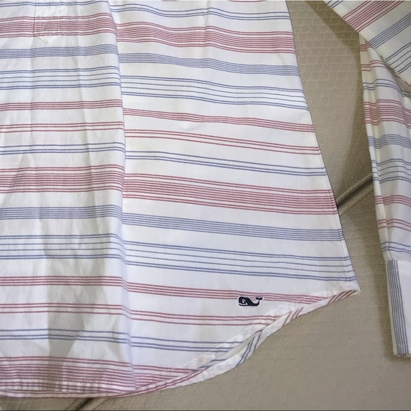 Vineyard Vines red,white,blue blouse (6) - Picture 5 of 6